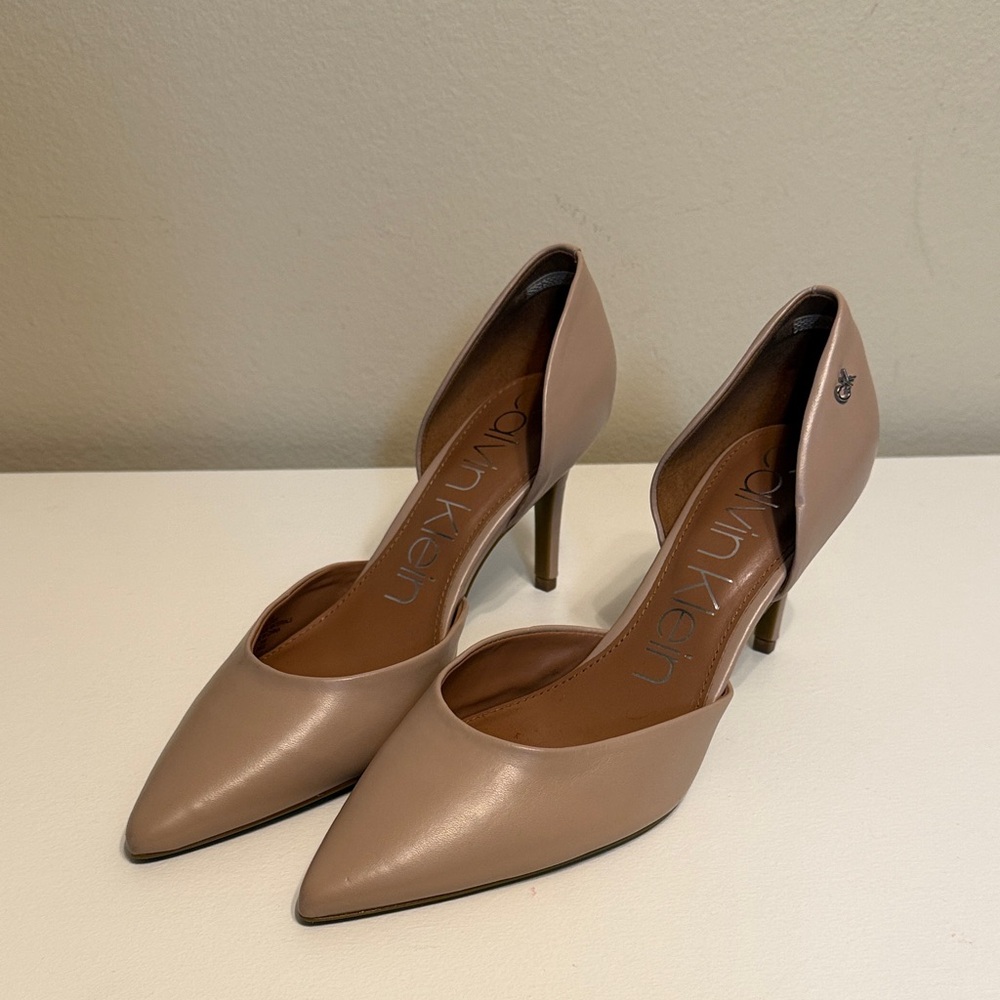 Calvin Klein Women's Beige Heels